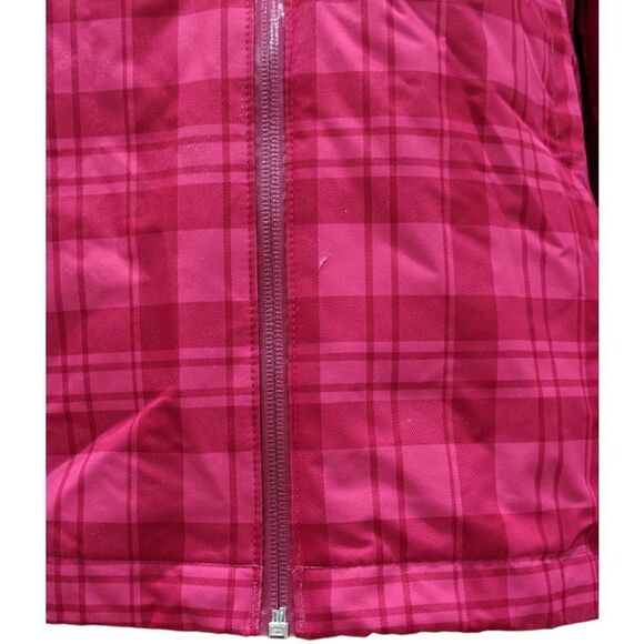 LIKE NEW Columbia Whirlibird Interchange Jacket Deep Blush Plaid Size M - Picture 9 of 14